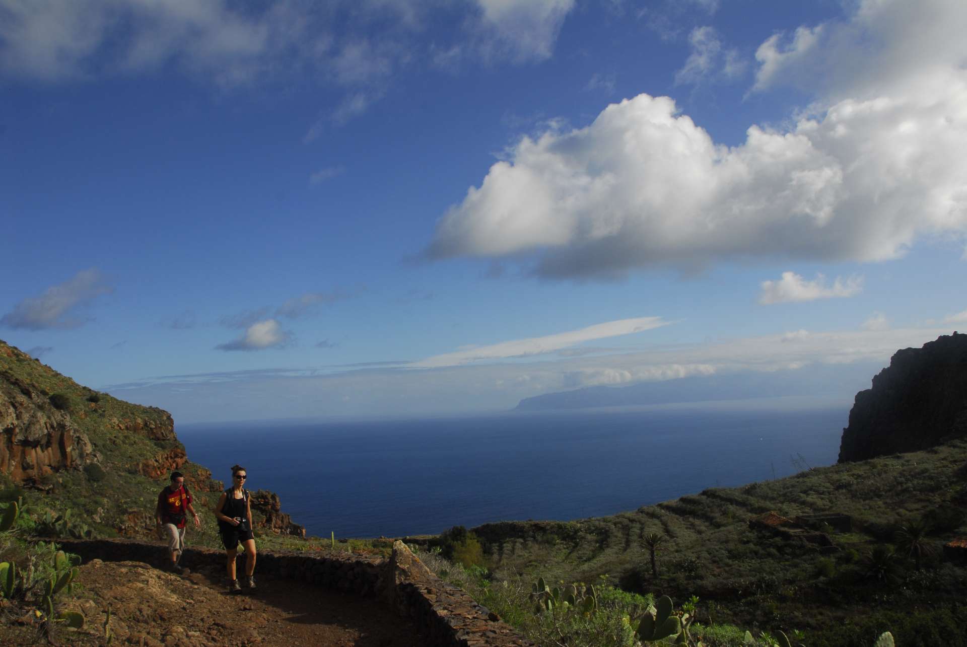 Canaries - Vers les hauteurs de l’île de La Gomera.