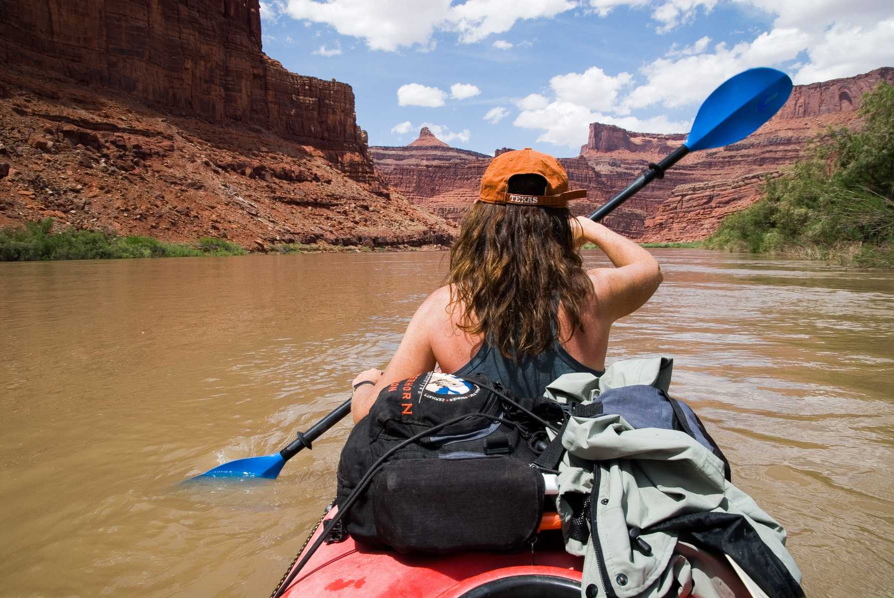 Etats-unis - Parcs de l'Utah - Descendre le Colorado en kayak, au coeur de Canyonlands National Park : un trip mythique sur les traces du Major Powell.