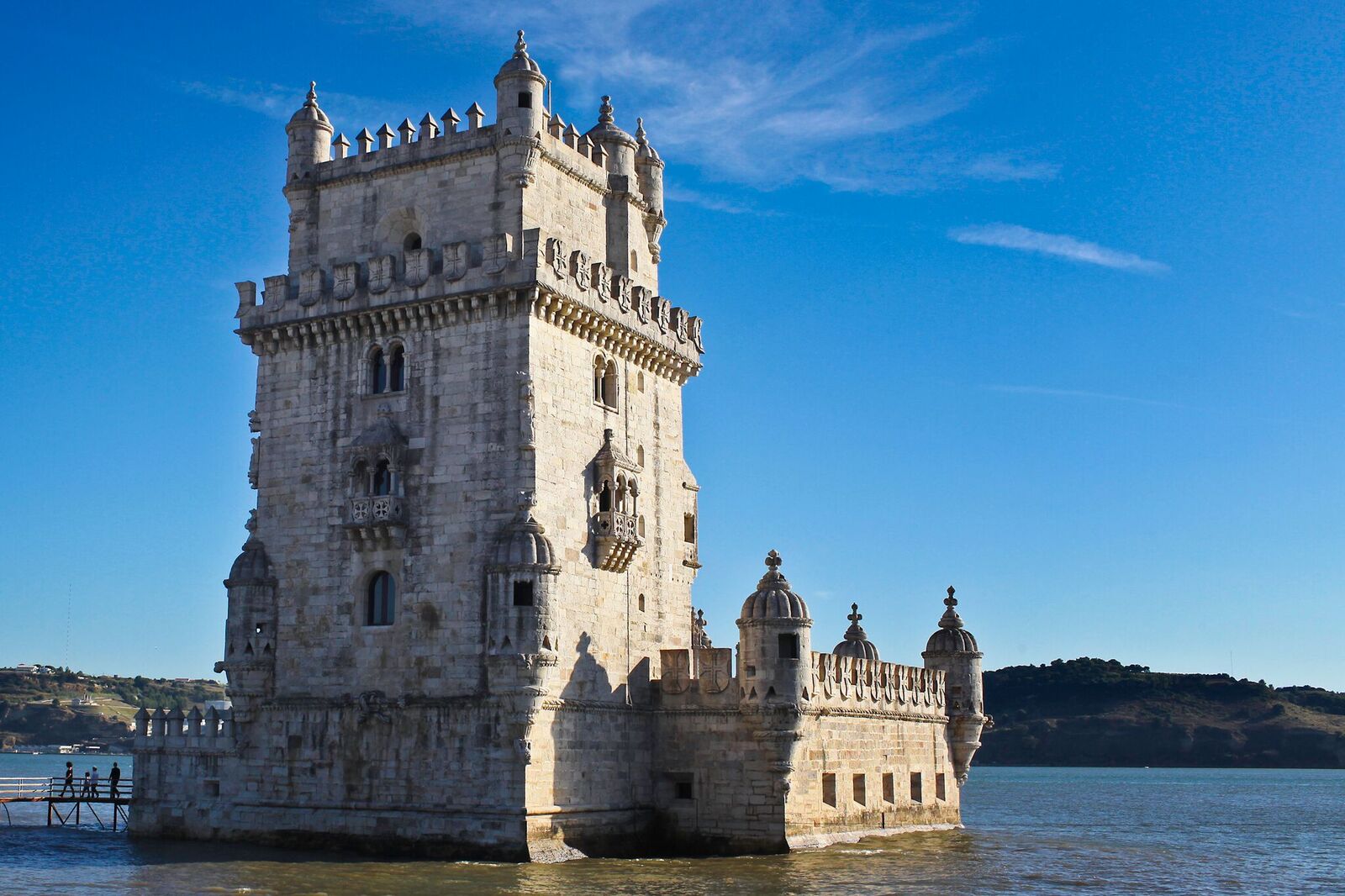 Lisbonne - Porte d’entrée de la ville, la tour de Belém protégeait l’embouchure du Tage et le monastère des Hiéronymites