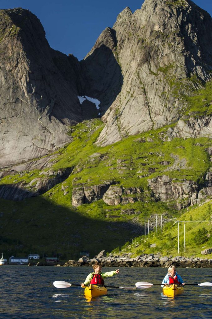 Norvège - Iles Lofoten - Kayak Fjord Reine