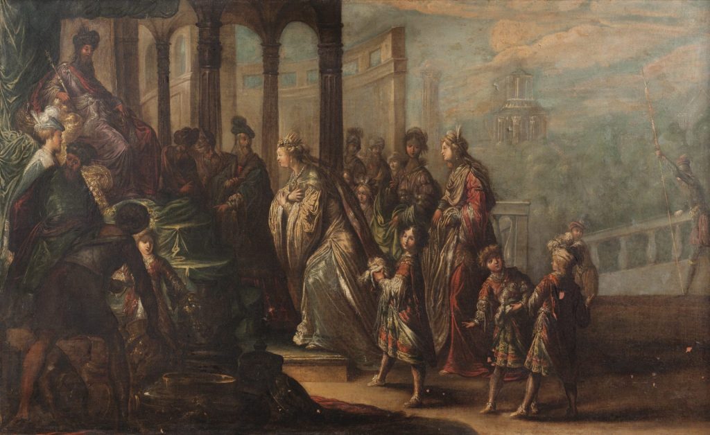 Yémen - Reine de Saba - Tableau Esther Devant Assuerus - Claude Vignon