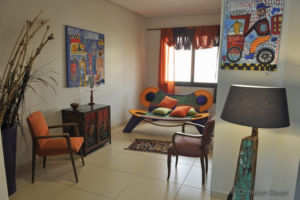 Sénégal - Dakar - Escale arty à la Villa 126 - Maison d'hôtes - Mobilier arty