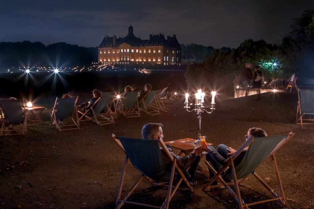 France-Chateau de Vaux- Diner chandelles
