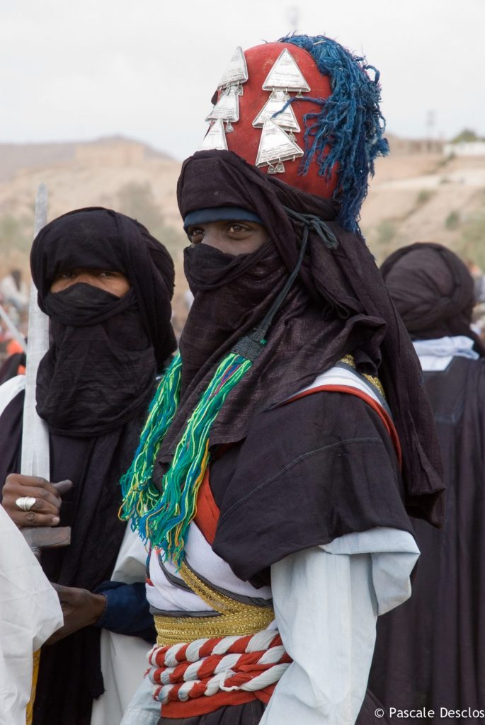 Fête Touareg de la Sebeiba à Djanet, porte d'entrée du parc national du Tassili N'Ajjer, sud Algérie